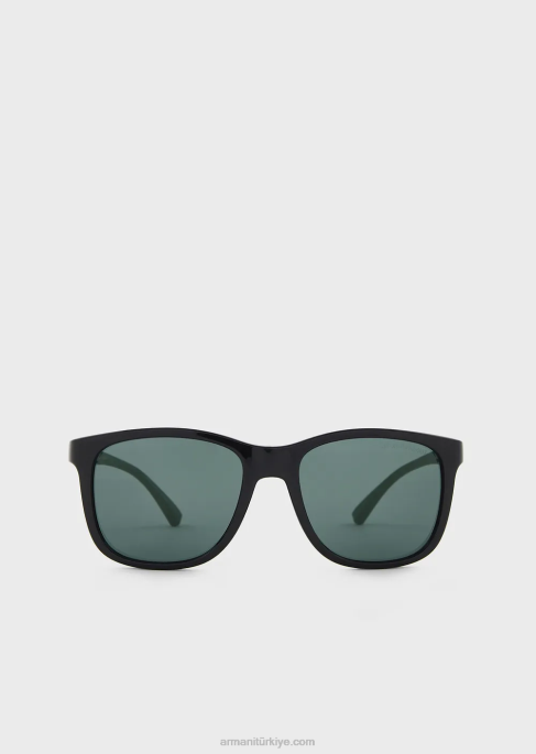 erkek çocuk Armani kare güneş gözlüğü siyah T8HD2489