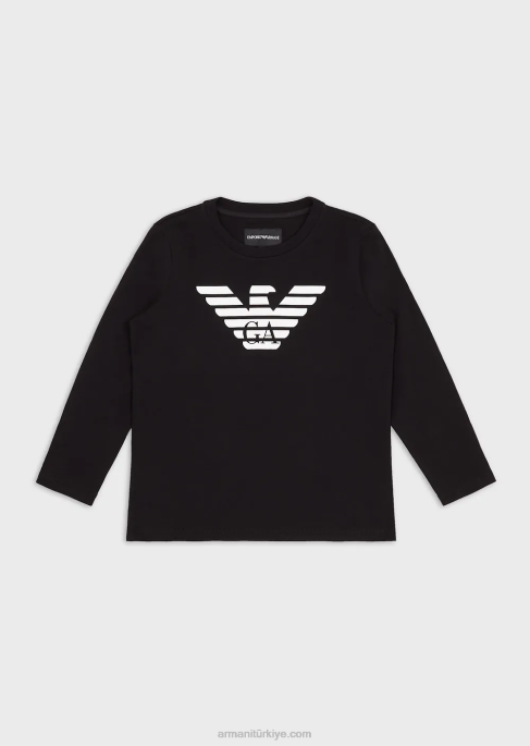 erkek çocuk Armani logolu pima jarse kazakT8HD2387