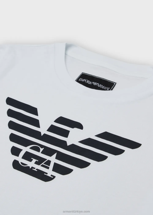 erkek çocuk Armani logolu pima jarse kazakT8HD2388