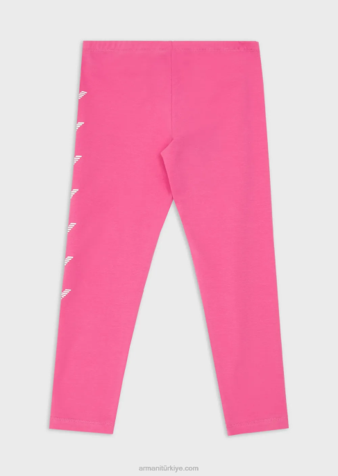 kız Armani dikey kartallı ea mürettebat jarse tayt fuşya T8HD2576
