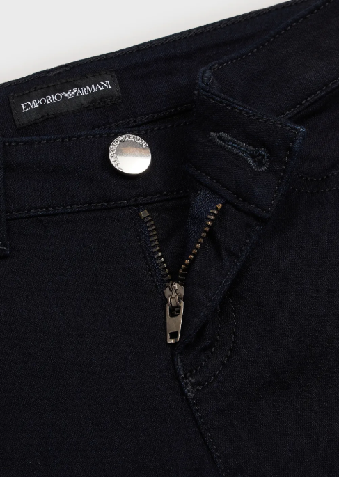 kız Armani durulanmış kot pantolonT8HD2572