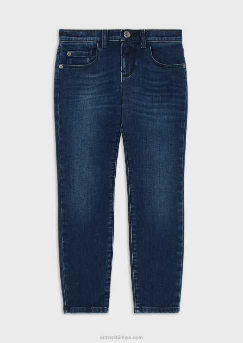 kız Armani j20 rahat kot pantolon kot T8HD2573