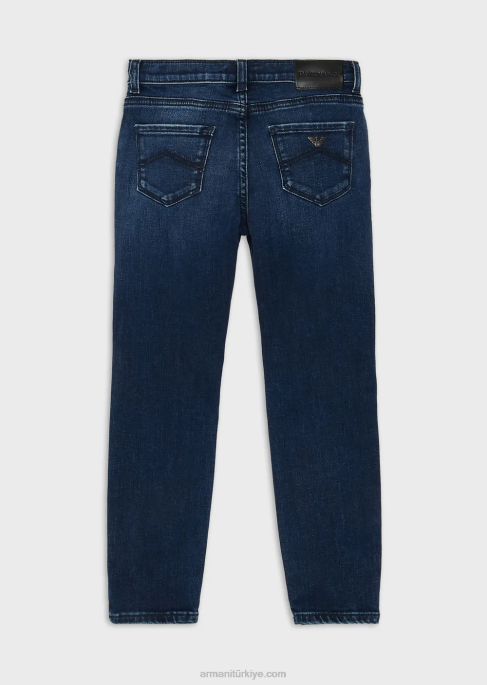 kız Armani j20 rahat kot pantolon kot T8HD2573