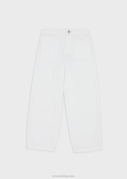 kız Armani j96 boyalı, boğa kot pantolonT8HD2554