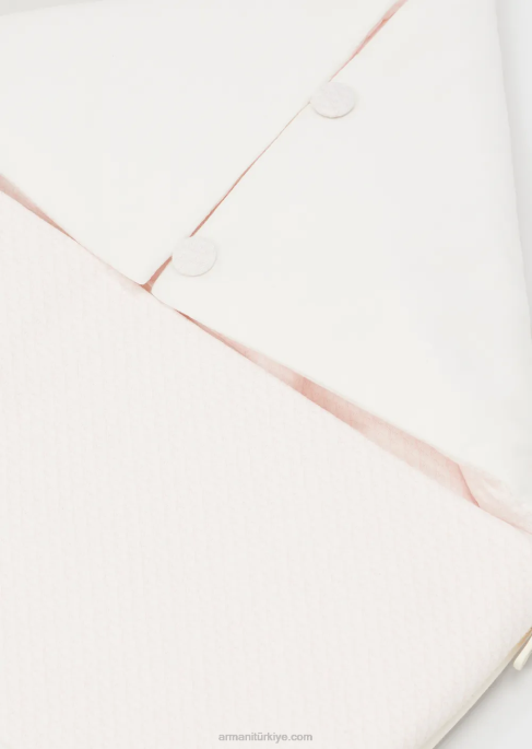 kız Armani op-art kartal baskılı uyku tulumu pembe T8HD2646