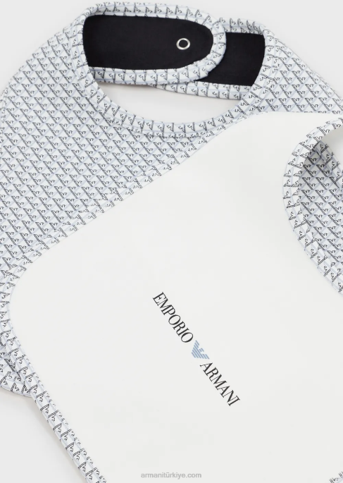 kız Armani op-art kartallı iki önlük seti masmavi T8HD2624