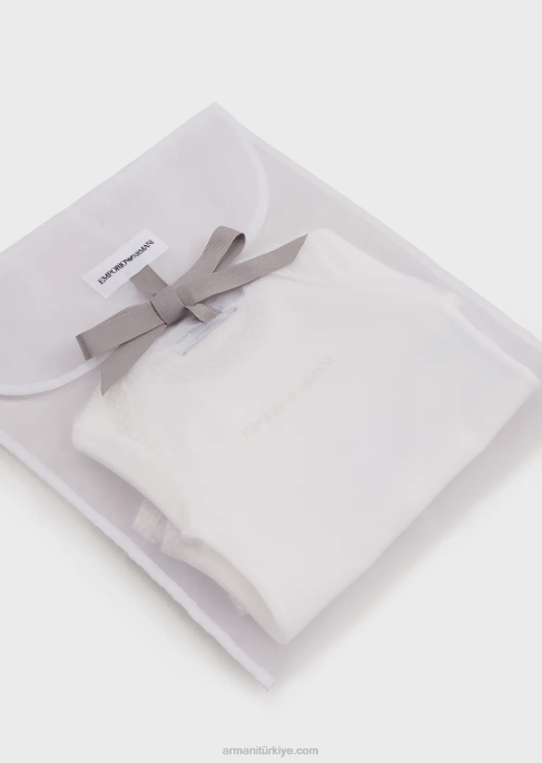 kız Armani her tarafı op-art kartallı iki body'den oluşan hediye setiT8HD2635