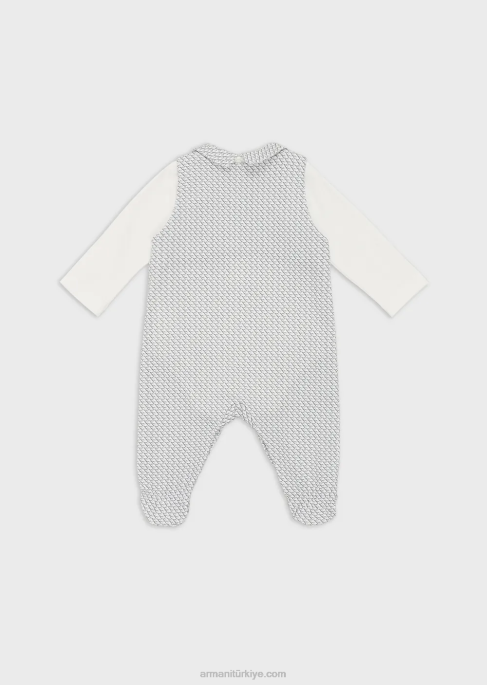 kız Armani op-art eagle tulum ve bodyden oluşan hediye setiT8HD2631