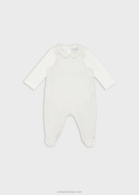 kız Armani op-art eagle tulum ve bodyden oluşan hediye setiT8HD2632