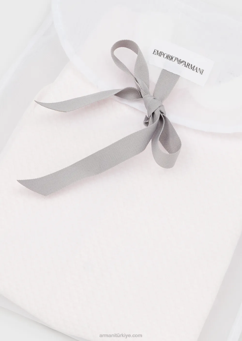 kız Armani peter pan yakalı ve her tarafı op-art kartallı tulum pembe T8HD2630