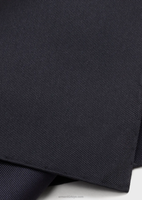 erkekler Armani osmanlı tarzı ipek cep kare lacivert T8HD2137