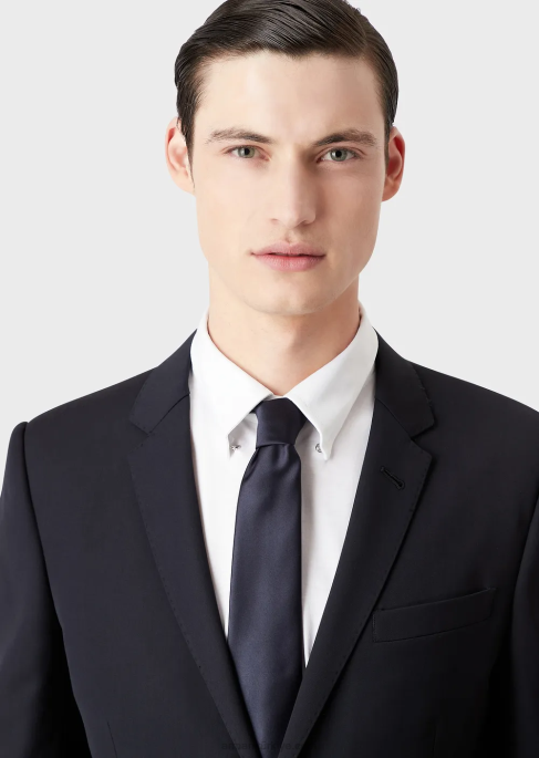 erkekler Armani saf ipek kravatT8HD2165