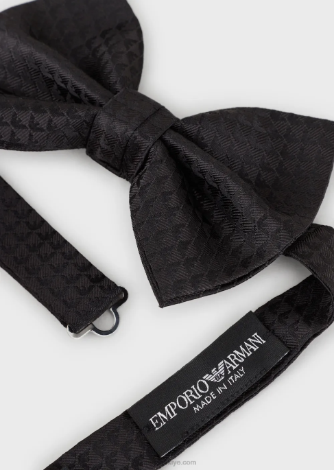 erkekler Armani saf ipek osmanlı tarzı papyonT8HD2153