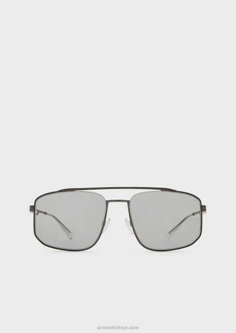 erkekler Armani dikdörtgen güneş gözlüğüT8HD2328