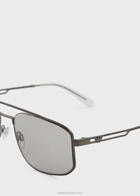 erkekler Armani dikdörtgen güneş gözlüğüT8HD2328