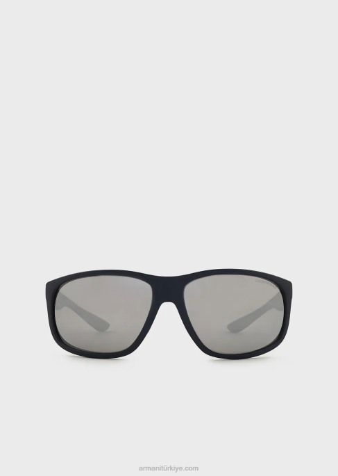 erkekler Armani yastık güneş gözlüğü mavi T8HD2359
