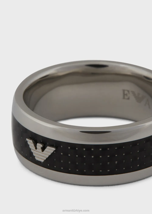 erkekler Armani paslanmaz çelik halkaT8HD2112