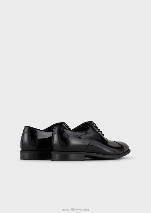 erkekler Armani rugan oxfords siyah T8HD1826