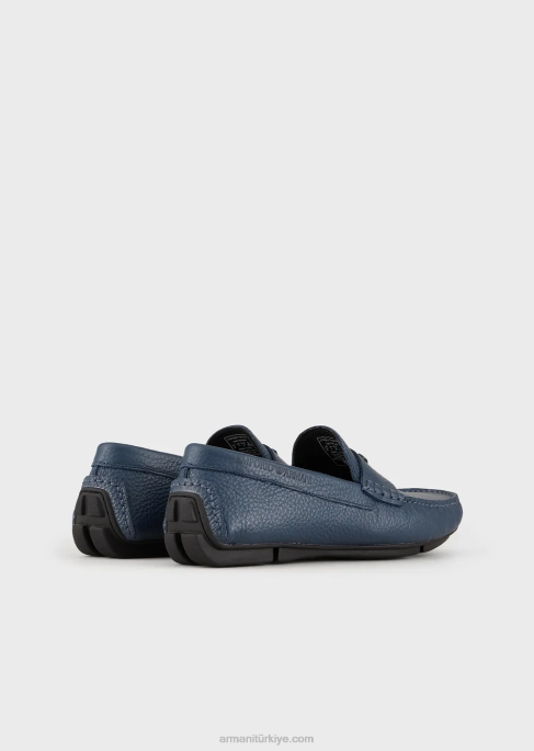 erkekler Armani eskitme deri sürüş ayakkabısı uçak T8HD1842