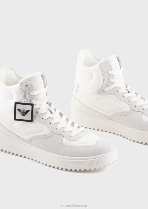 erkekler Armani Spor ayakkabı beyaz T8HD1871