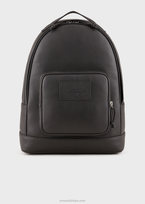 erkekler Armani eskitme deri sırt çantasıT8HD1948