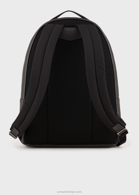 erkekler Armani eskitme deri sırt çantasıT8HD1948