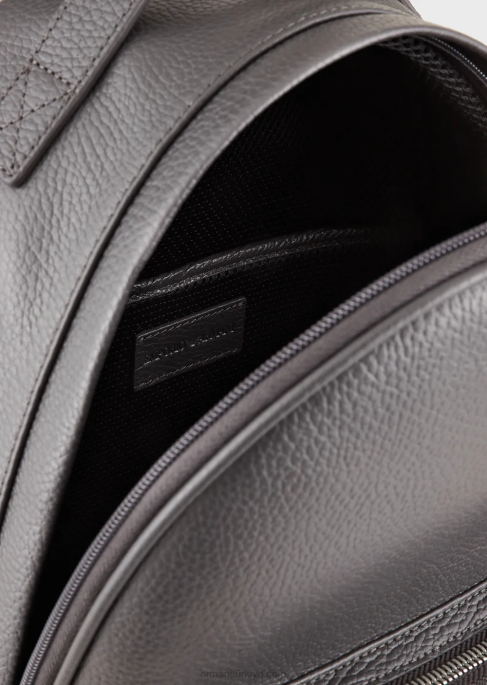 erkekler Armani eskitme deri sırt çantasıT8HD1948