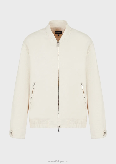 erkekler Armani l'amour işlemeli fermuarlı kot montT8HD1353