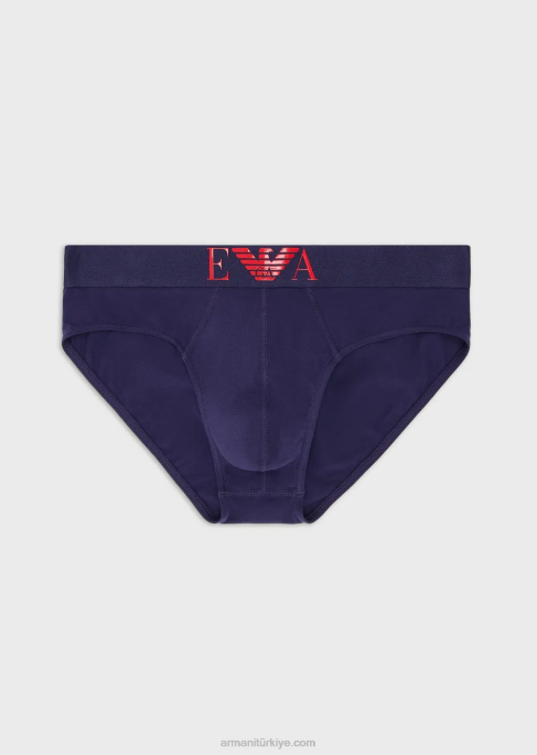 erkekler Armani büyük parlak logolu külot kot T8HD1795