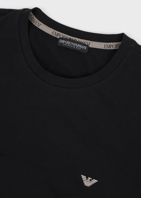 erkekler Armani bisiklet yaka sweatshirt ile ev giyim setiT8HD1815