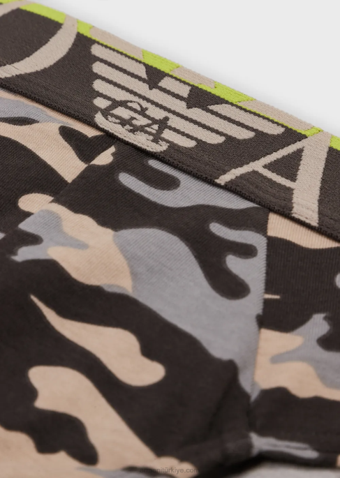 erkekler Armani kamuflaj desenli külotT8HD1797