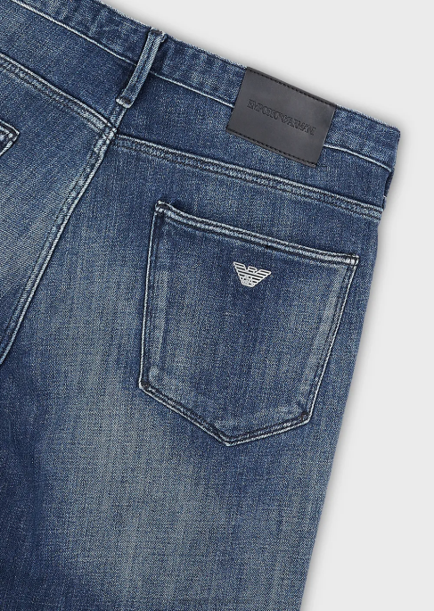 erkekler Armani j06 dar kesim organik kot pantolon kot T8HD1159