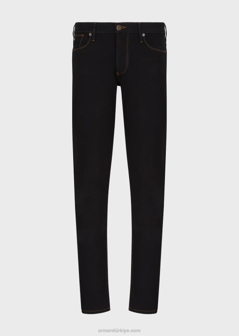 erkekler Armani j06 dar kesim, rahat denim dimi kot pantolonT8HD1176