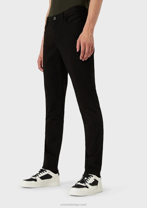 erkekler Armani j11 ultra konforlu denim skinny jean pantolon siyah 1 T8HD1198