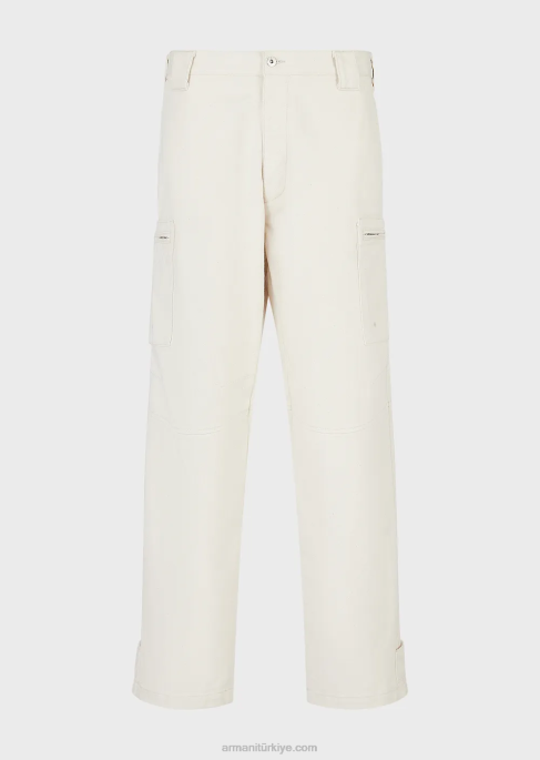 erkekler Armani denim kargo pantolonT8HD1373