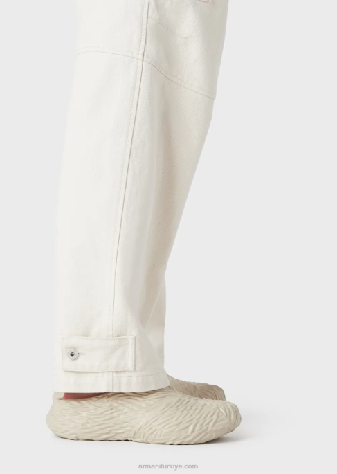 erkekler Armani denim kargo pantolonT8HD1373