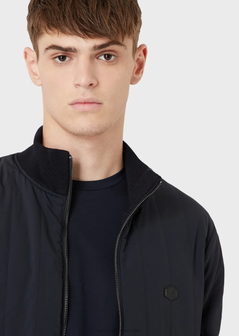 erkekler Armani merserize-jersey t-shirtT8HD1743