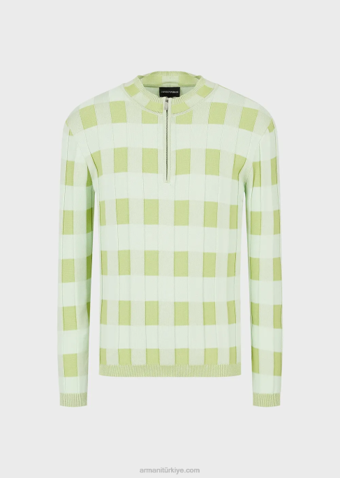 erkekler Armani fermuarlı vanise balıkçı yaka kazakT8HD1253