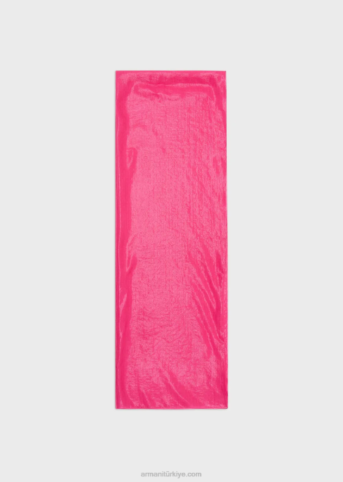 kadınlar Armani lamine ipek tek kollu omuz silkmeT8HD872