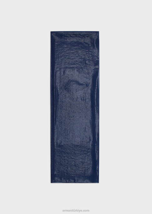 kadınlar Armani lamine ipek tek kollu omuz silkmeT8HD873