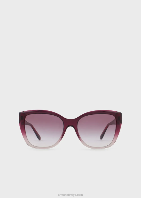 kadınlar Armani kedi gözü güneş gözlüğüT8HD944
