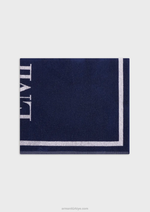 kadınlar Armani büyük boy logolu havlu kumaş plaj havlusuT8HD25
