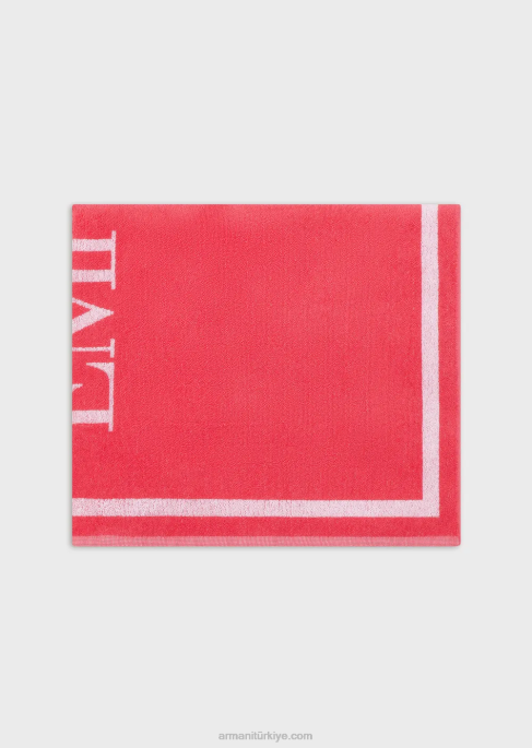 kadınlar Armani büyük boy logolu havlu kumaş plaj havlusuT8HD27