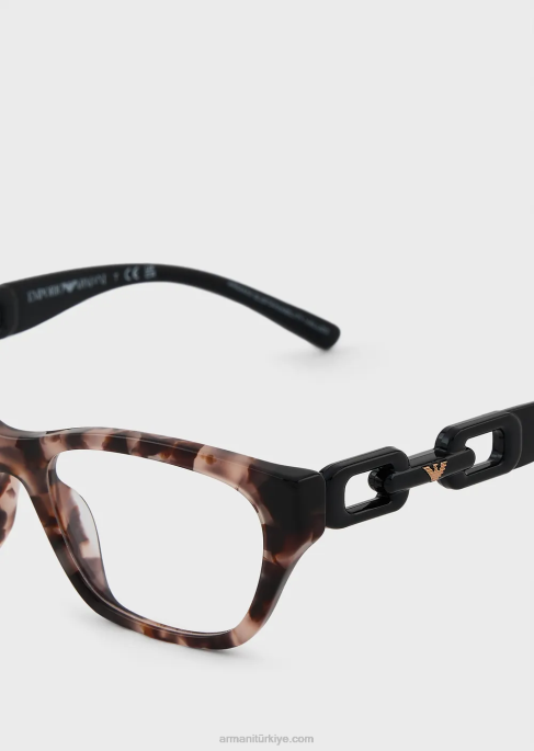 kadınlar Armani kedi gözü gözlükleriT8HD912