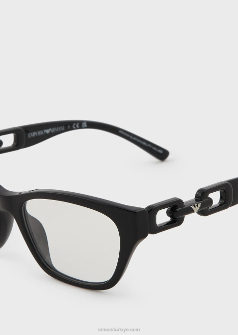 kadınlar Armani kedi gözü gözlükleriT8HD920