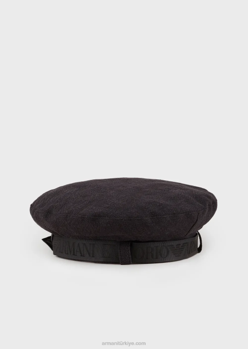 kadınlar Armani logolu rami bereT8HD771