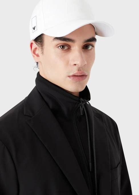 kadınlar Armani seyahat şartları beyzbol şapkası beyaz T8HD770