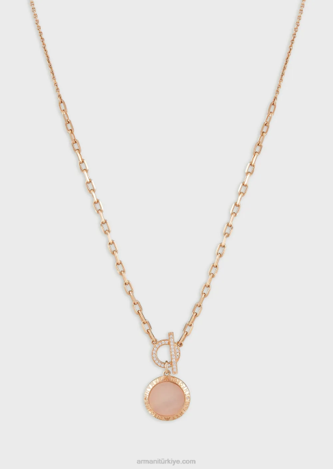 kadınlar Armani şeftali sedef kolye kolyeT8HD788