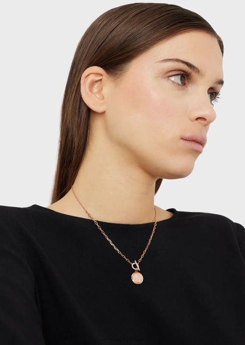 kadınlar Armani şeftali sedef kolye kolyeT8HD788