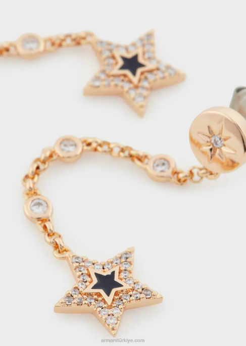 kadınlar Armani mavi lake damla küpeT8HD846